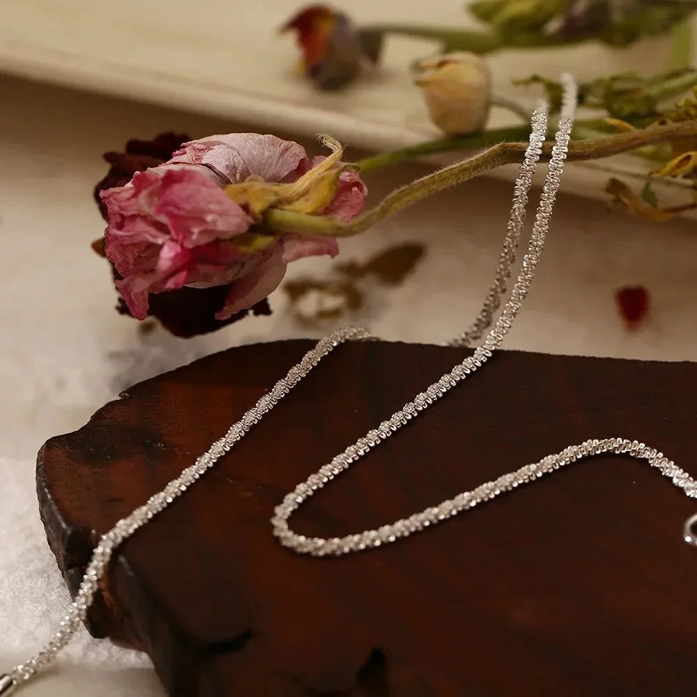 Luna Layered Silver Necklace