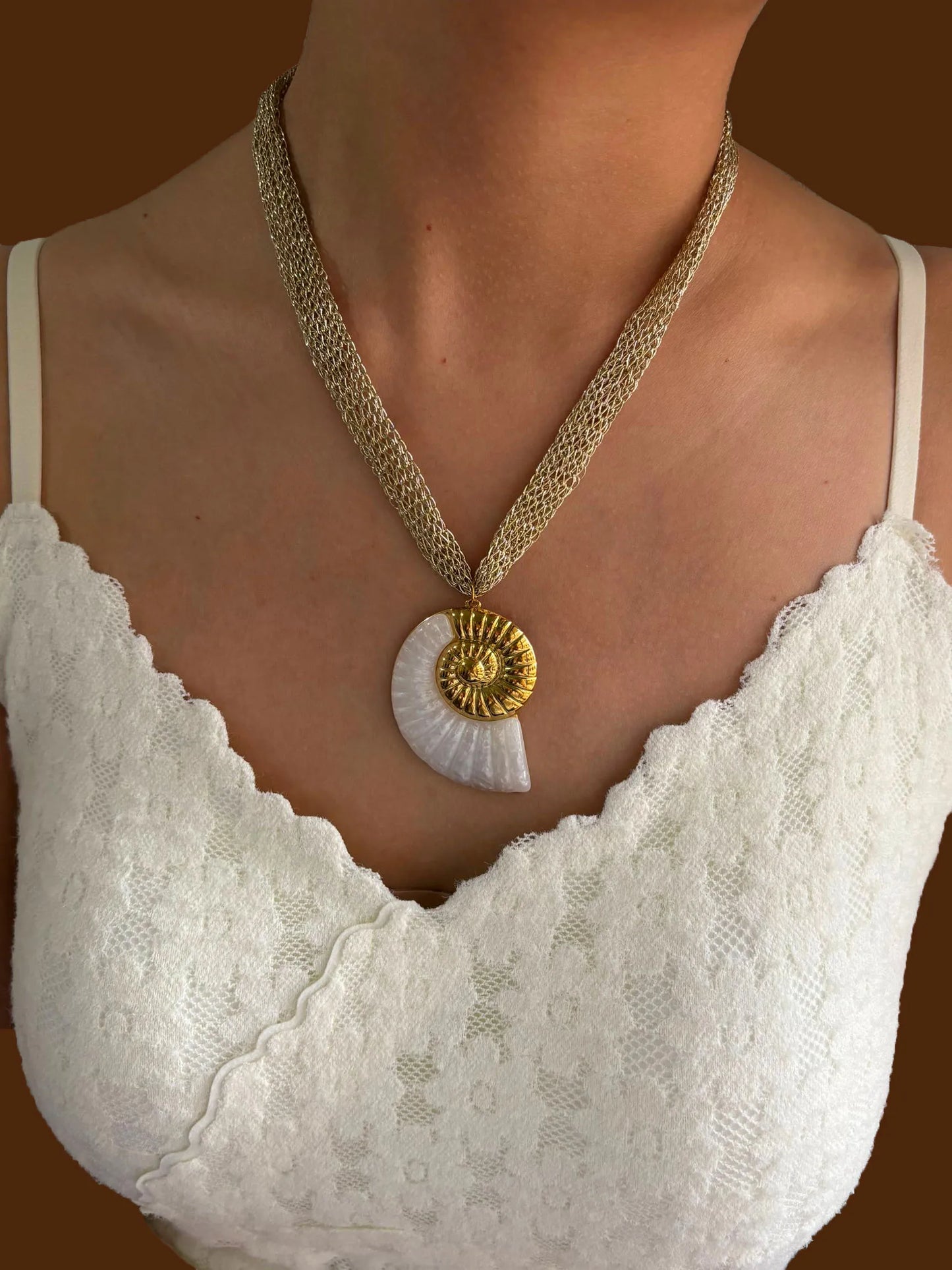 Luna Ocean Pendant Necklace