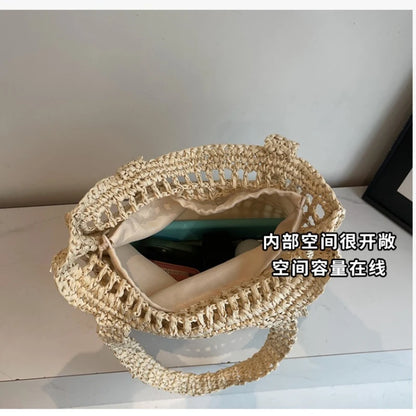 Summer Woven Straw Shoulder Bag