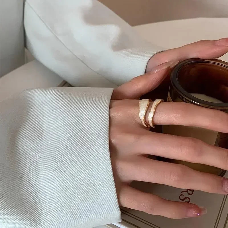 Elegant Open Gold Ring