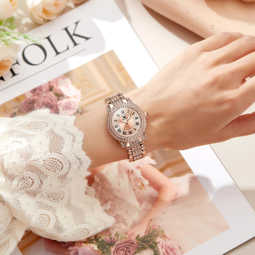 Elegant OLEVS Diamond Women’s Watch