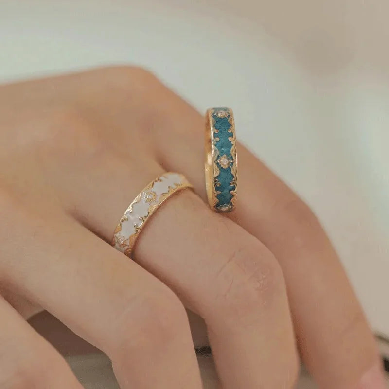 Elegant Open Gold Ring