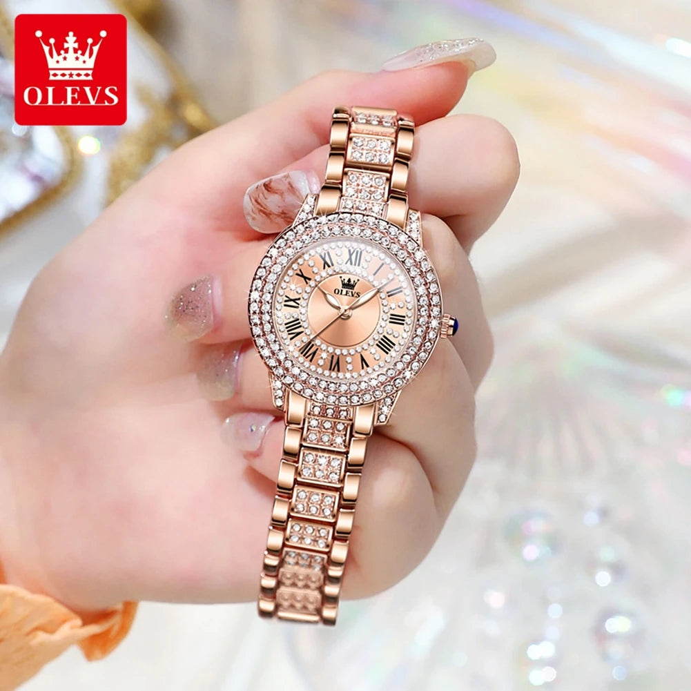 Elegant OLEVS Diamond Women’s Watch