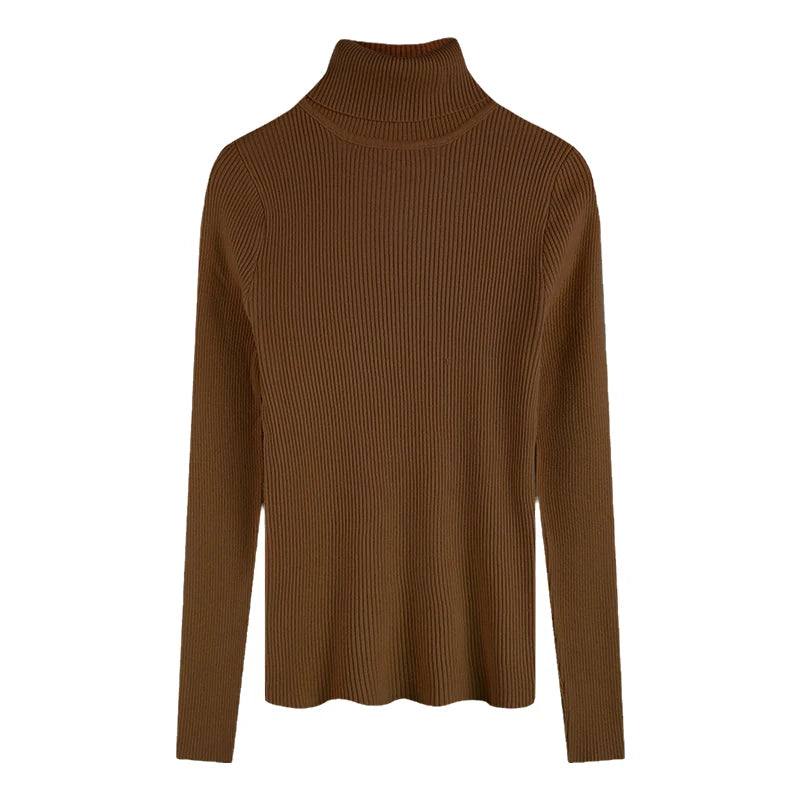 Soft Minimal Turtleneck Sweater