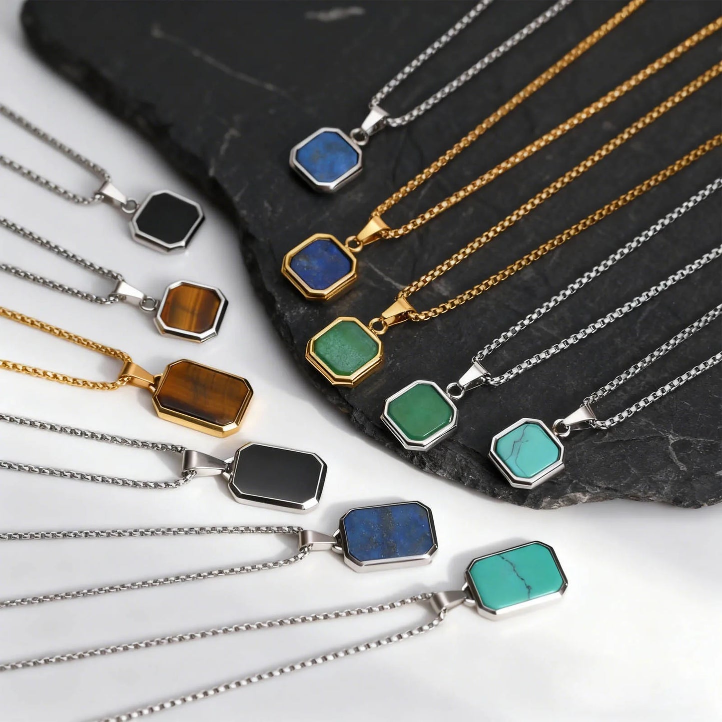 Stone Pendant Necklace