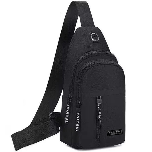 Men's slim crossbody shoulder bag - casual / sporty / stylish