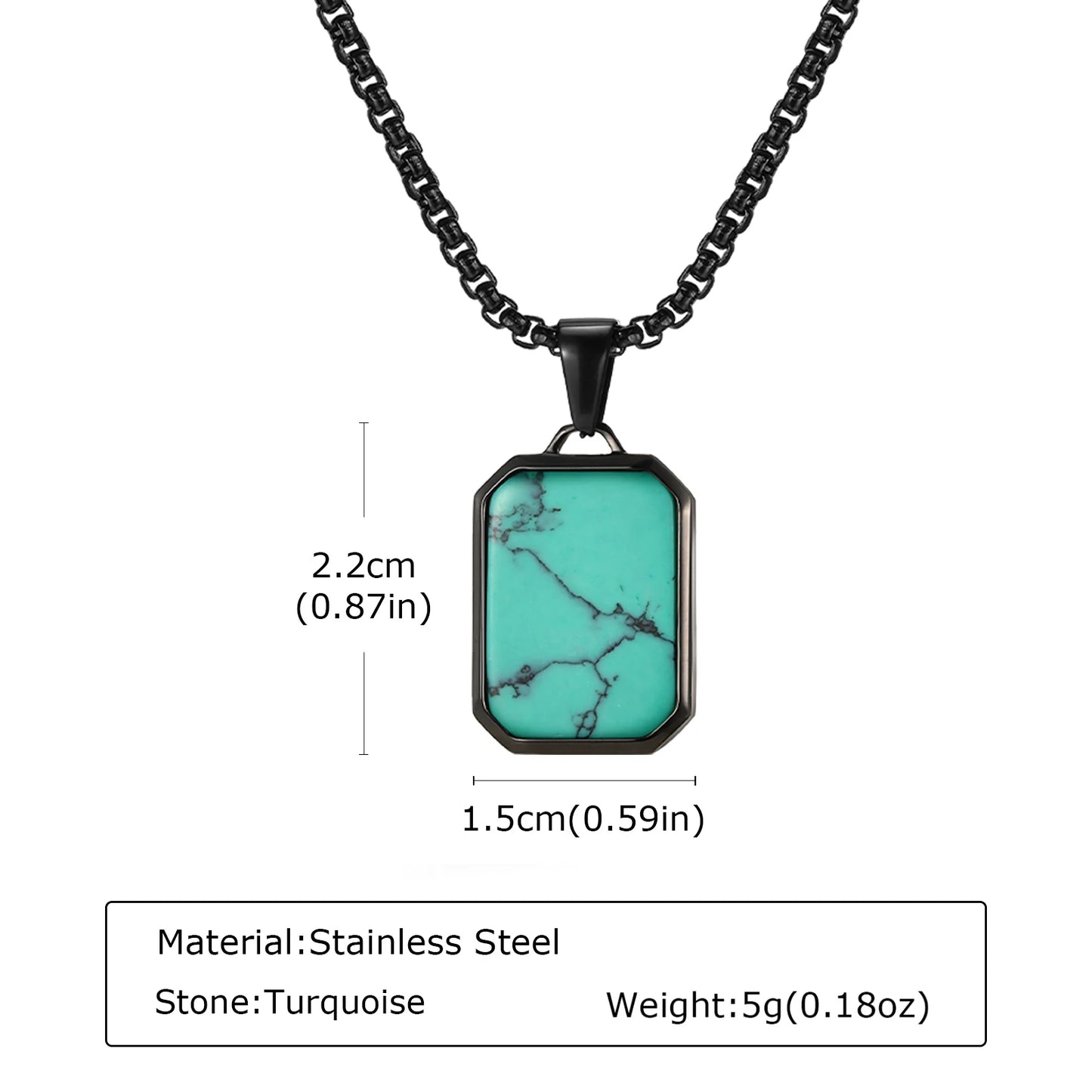 Stone Pendant Necklace
