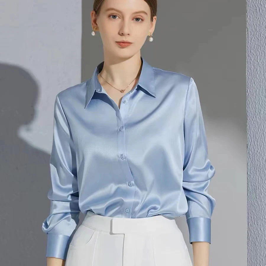 Elegant Satin Shirt