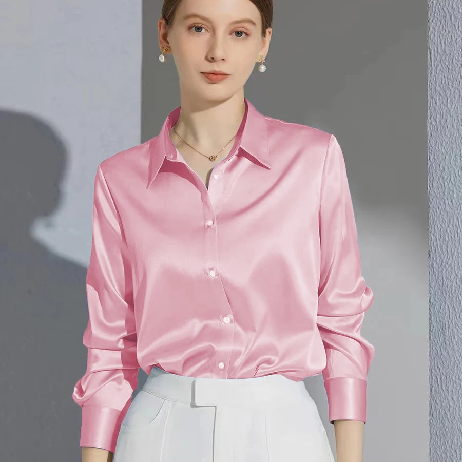 Elegant Satin Shirt