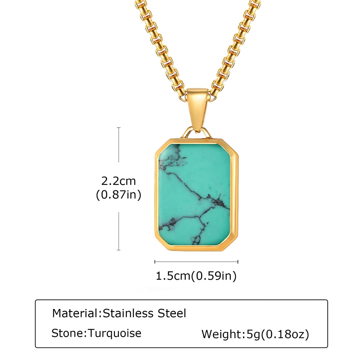 Stone Pendant Necklace