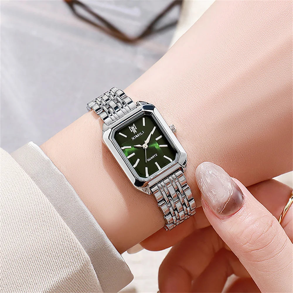 Elegant Square Women’s Luxury Watch