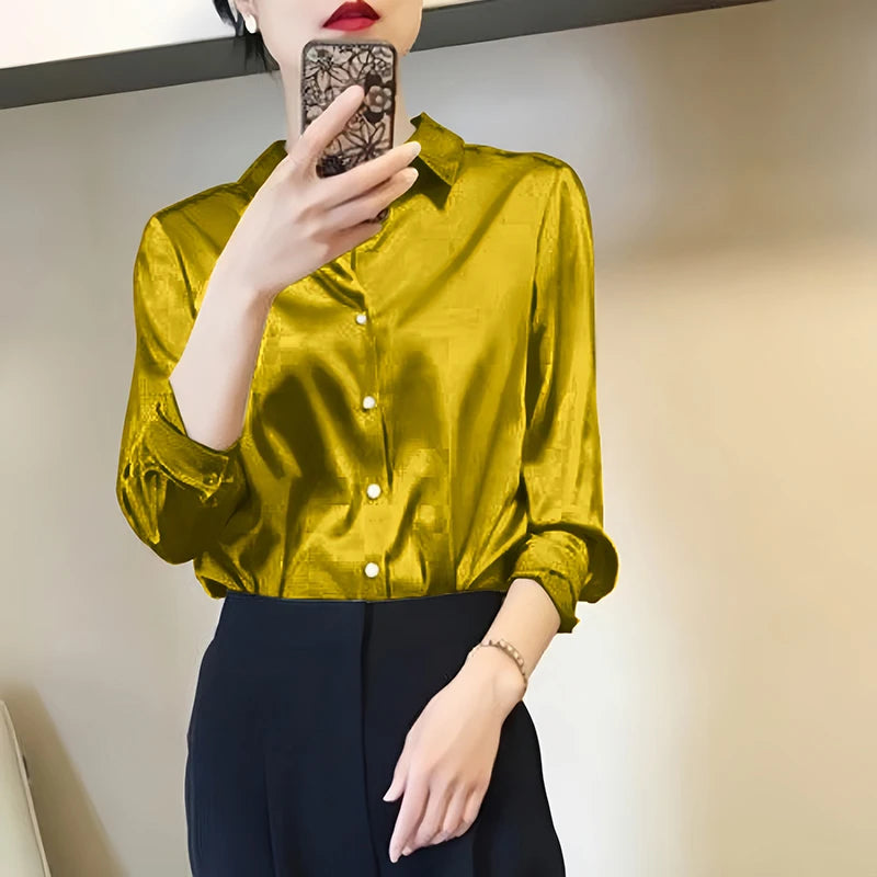 Elegant Satin Shirt