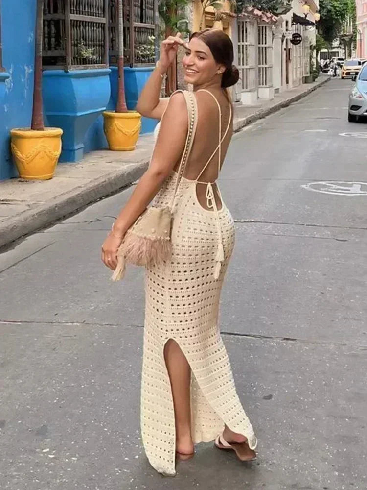Aurora Backless Maxi Dress