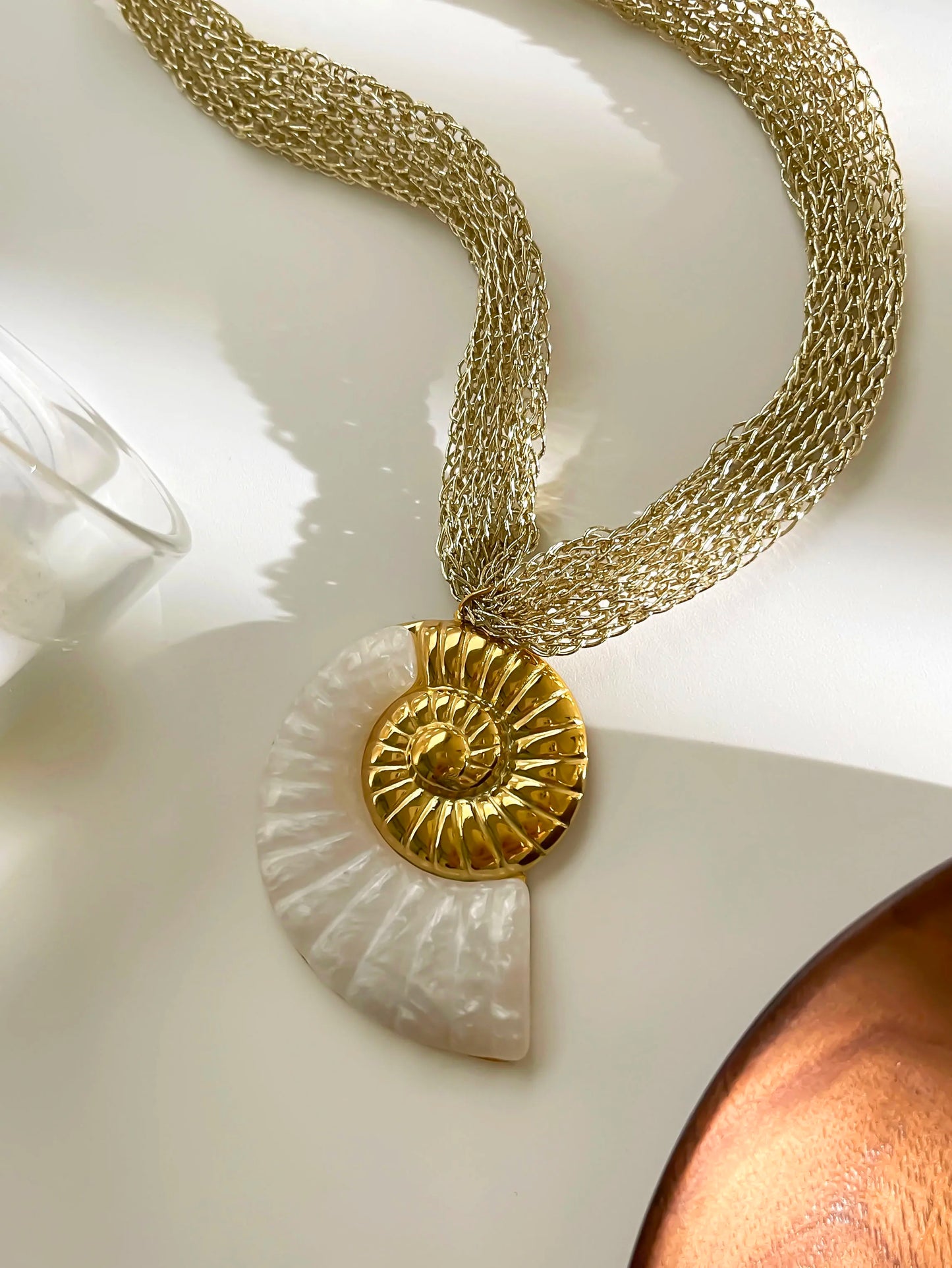 Luna Ocean Pendant Necklace