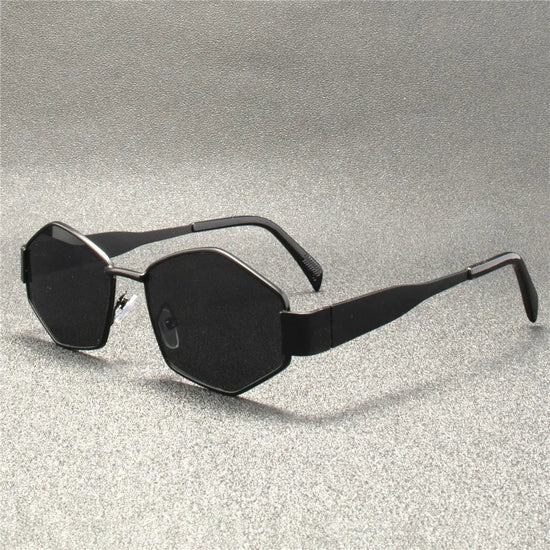 Vintage Punk Sunglasses – Retro Metal Frame UV400