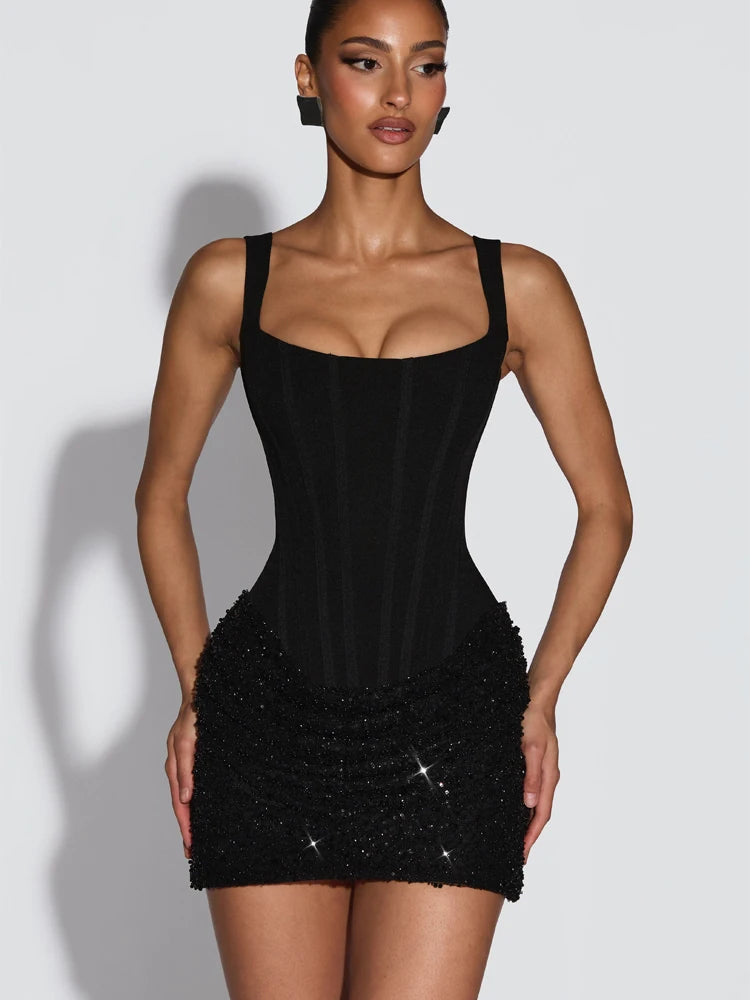 Luxury Satin Evening Dress