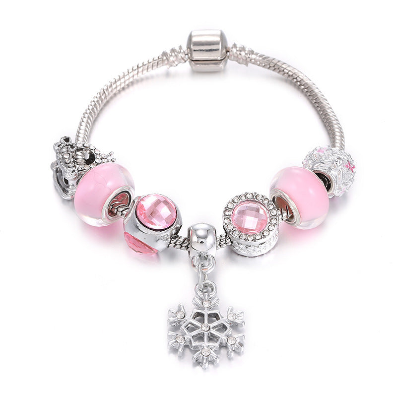 New Mori Bracelet, Glass Beaded Accessories, Plant Pendant, Bracelet Jewelry