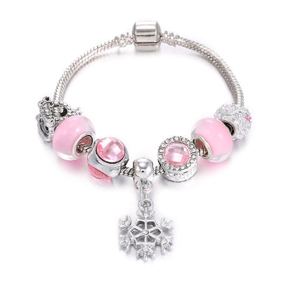 New Mori Bracelet, Glass Beaded Accessories, Plant Pendant, Bracelet Jewelry