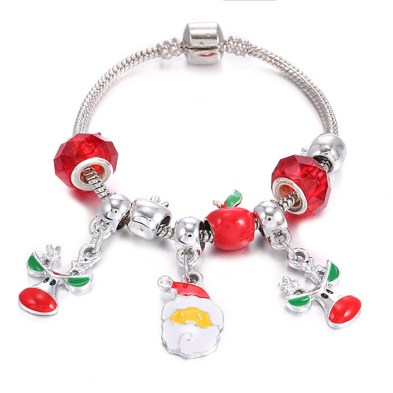 New Mori Bracelet, Glass Beaded Accessories, Plant Pendant, Bracelet Jewelry