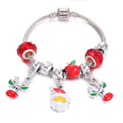 New Mori Bracelet, Glass Beaded Accessories, Plant Pendant, Bracelet Jewelry